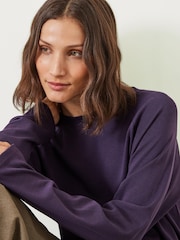 Morado - Hush Matilda 100% Cotton Raglan T-Shirt - Imagen 4 de 5