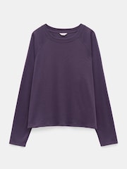 Morado - Hush Matilda 100% Cotton Raglan T-Shirt - Imagen 5 de 5