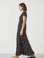 Hush Black Amelia Printed Polka Dot Maxi Dress - Image 2 of 5