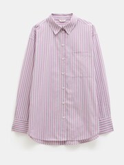 Hush Pink Oversized Coleena 100% Cotton Shirt - Image 1 of 1
