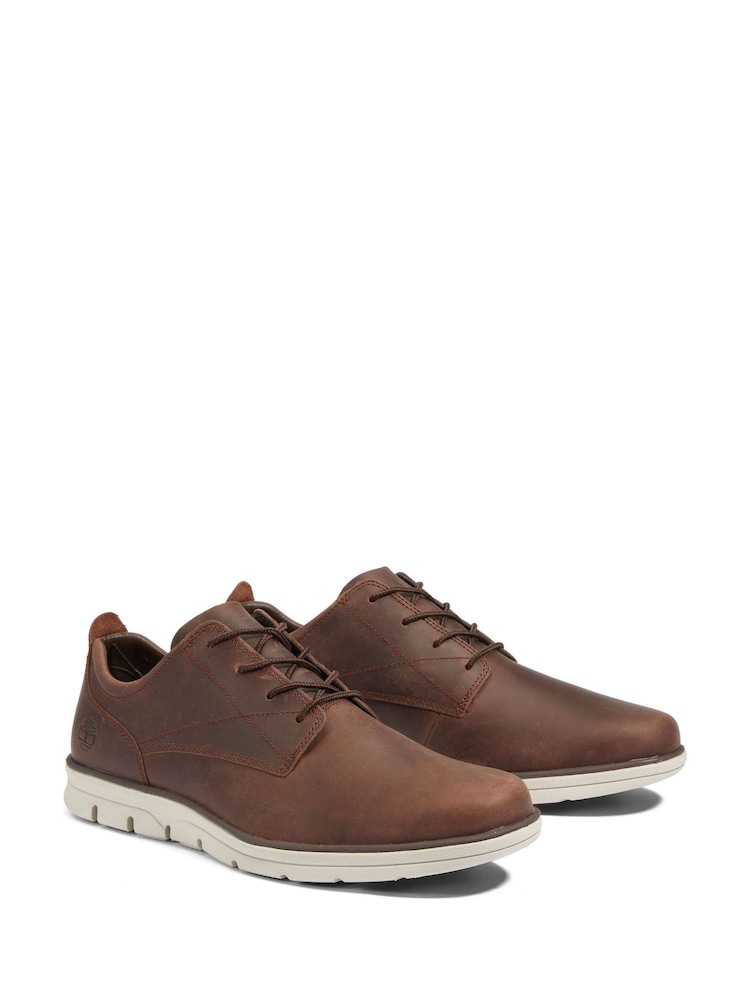 Timberland Bradstreet Oxford Lace-Up Brown Shoes - Image 7 of 9