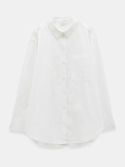 Hush White Oversized Coleena 100% Cotton Shirt - Image 5 of 5