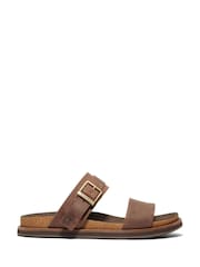 Timberland Amalfi Vibes 2 Strap Brown Sandals - Image 1 of 8
