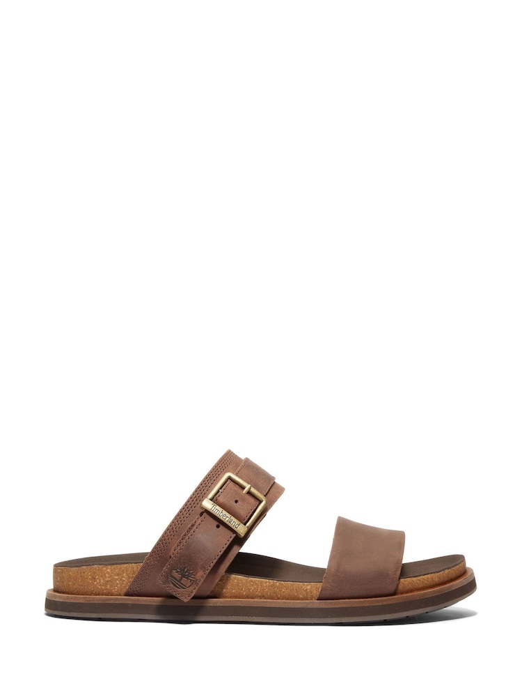 Timberland Amalfi Vibes 2 Strap Brown Sandals - Image 1 of 8 Timberland Amalfi Vibes 2 Strap Brown Sandals - Image 1 of 8