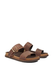 Timberland Amalfi Vibes 2 Strap Brown Sandals - Image 6 of 8