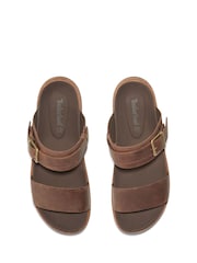 Timberland Amalfi Vibes 2 Strap Brown Sandals - Image 7 of 8