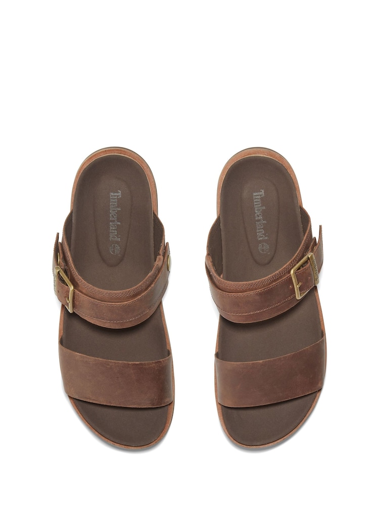 Timberland Amalfi Vibes bruine sandalen met 2 bandjes - Image 7 of 8