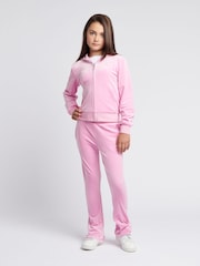 Ružovohrdzavá - Juicy Couture Diamanté Zip Through Hoodie - Obrázok 2 z 9