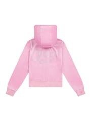 Ružovohrdzavá - Juicy Couture Diamanté Zip Through Hoodie - Obrázok 7 z 9