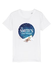 Star Editions Kids Personalised The Snowman Family Christmas 100% Cotton T-Shirt - Image 3 of 3
