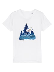 Star Editions Kids Personalised Capture the Magic Before it Melts White 100% Cotton T-Shirt - Image 2 of 2