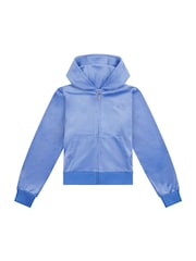 Čierna - Juicy Couture Diamanté Zip Through Hoodie - Obrázok 6 z 8