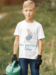 Star Editions Kids Personalised Big Brother 100% Cotton T-Shirt - Image 2 of 3