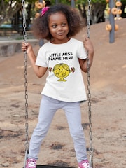 Star Editions Personalised Little Miss Childrens Black 100% Cotton T-Shirt - Image 2 of 3