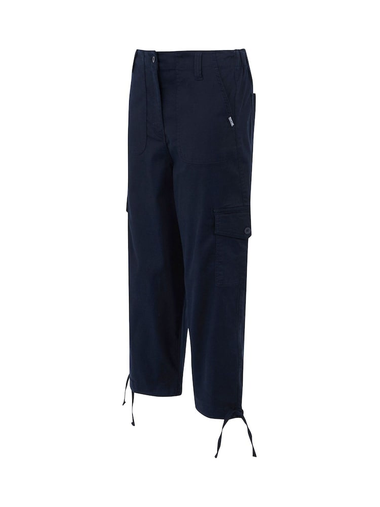 Regatta Blue Womens Shorebella Capri Trousers - Image 7 of 7 Regatta Blue Womens Shorebella Capri Trousers - Image 7 of 7
