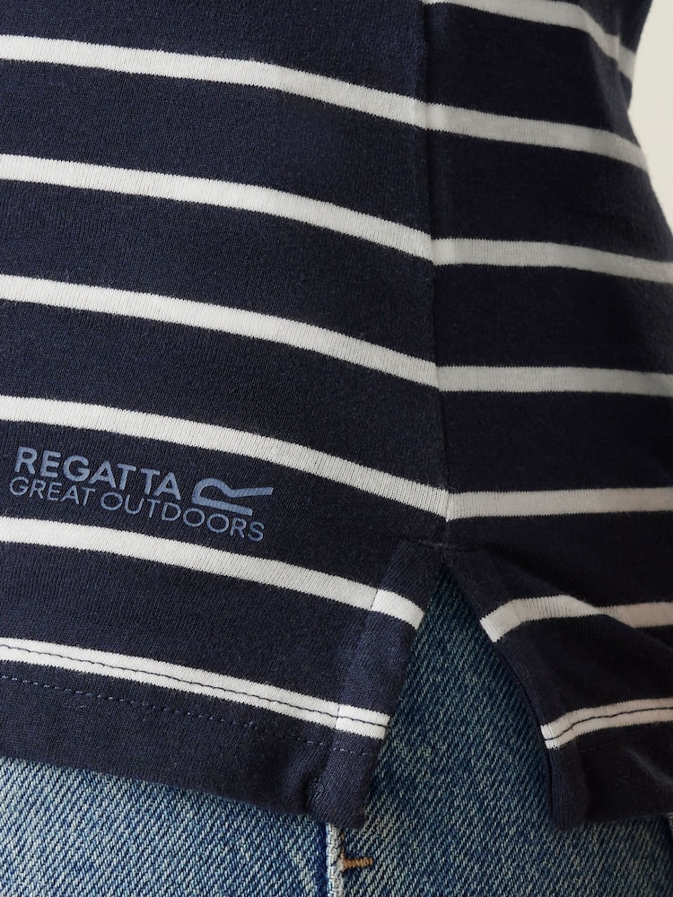 Modrá - Dámské tričko Regatta Bayletta 3/4 Sleeve II - Image 4 of 7