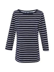 Синий - Regatta Womens Bayletta 3/4 Sleeve II T-Shirt - Изображение 6 из 8