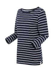 Синий - Regatta Womens Bayletta 3/4 Sleeve II T-Shirt - Изображение 8 из 8