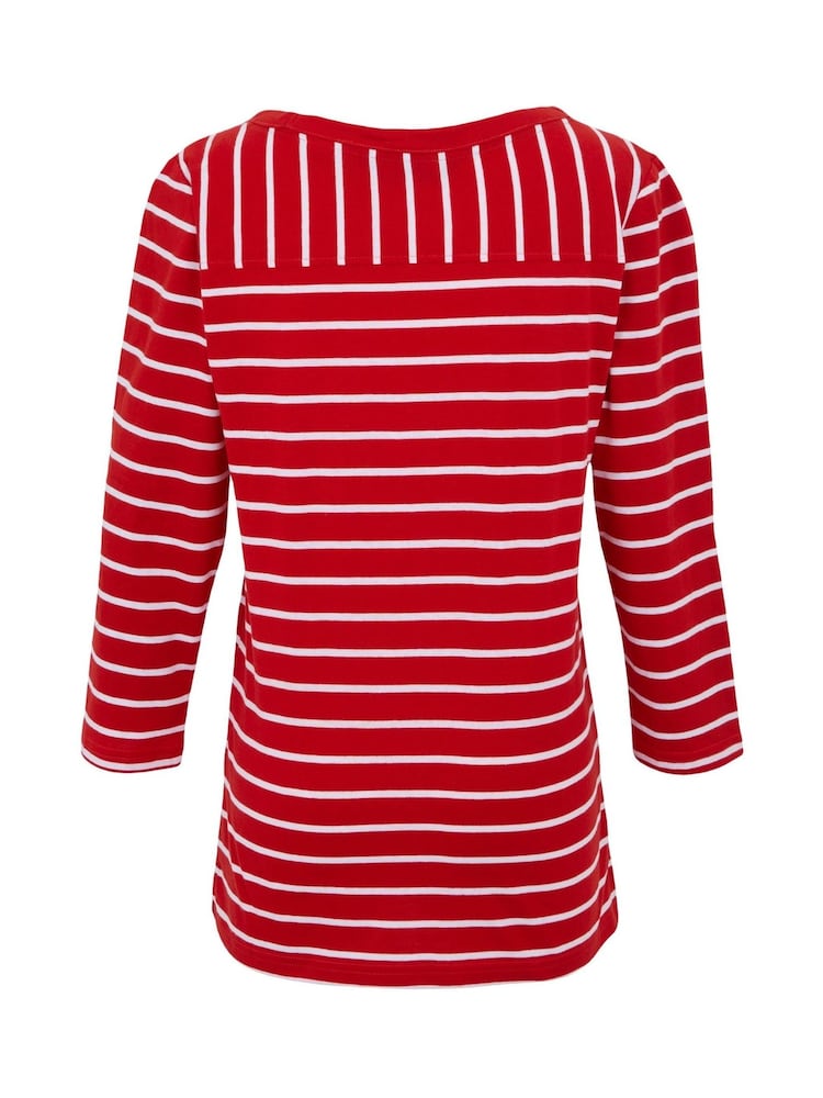 Rood - Regatta Womens Bayletta 3/4 Sleeve II T-Shirt - Image 6 of 7