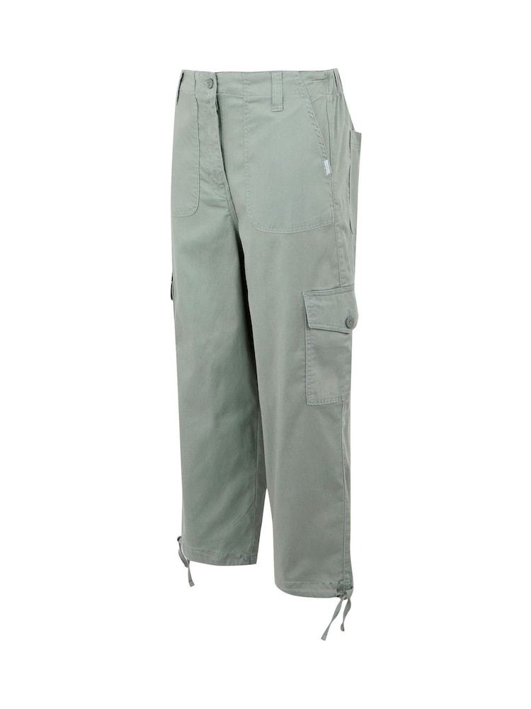 Verde - Regatta Womens Shorebella Capri Trousers - Imagen 7 de 7 Verde - Regatta Womens Shorebella Capri Trousers - Imagen 7 de 7
