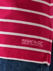 Розовый - Regatta Womens Bayletta 3/4 Sleeve II T-Shirt - Изображение 4 из 4