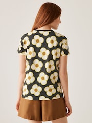 Черный - Regatta Womens 100% Cotton Orla Kiely T-Shirt - Image 2 of 7