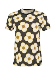 Черный - Regatta Womens 100% Cotton Orla Kiely T-Shirt - Image 5 of 7