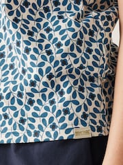 Синий - Regatta Womens 100% Cotton Orla Kiely T-Shirt - Image 5 of 8