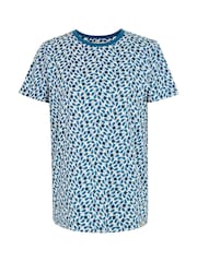 Синий - Regatta Womens 100% Cotton Orla Kiely T-Shirt - Image 6 of 8