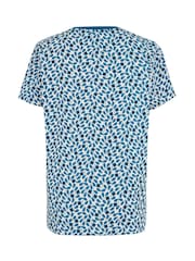 Синий - Regatta Womens 100% Cotton Orla Kiely T-Shirt - Image 7 of 8