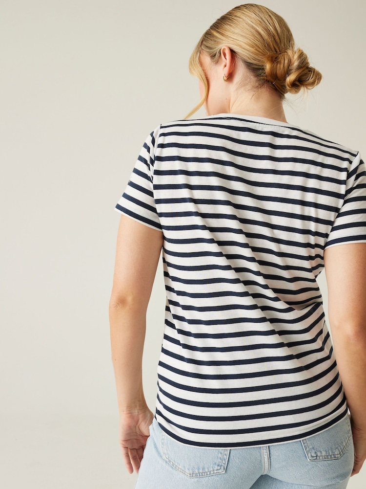 Regatta White Womens Bayletta Short Sleeve T-Shirt - Image 2 of 7 Regatta White Womens Bayletta Short Sleeve T-Shirt - Image 2 of 7