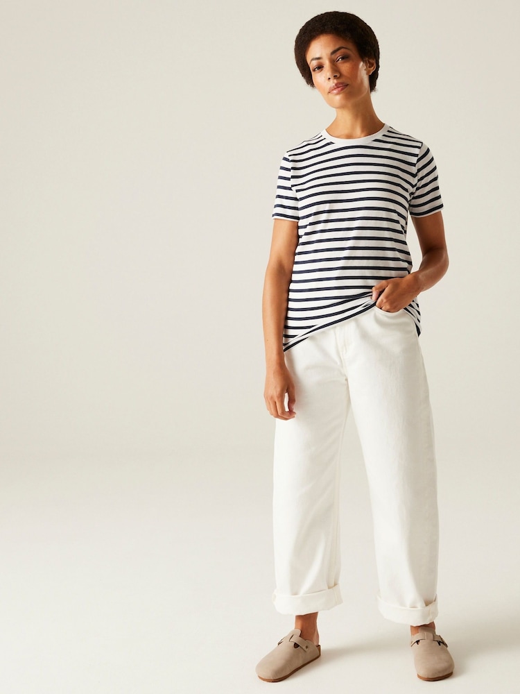 Regatta White Womens Bayletta Short Sleeve T-Shirt - Image 4 of 8