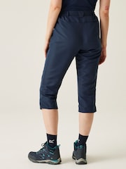 Azul - Regatta Womens Chaska Zip Off III Trousers - Imagen 2 de 7