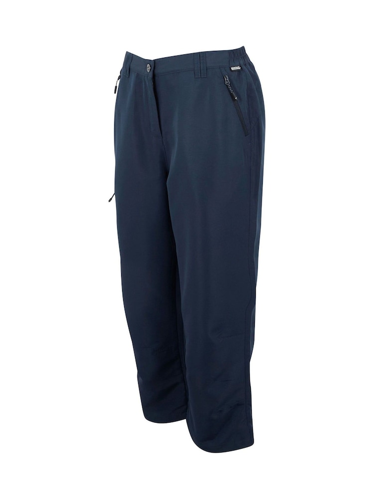Azul - Regatta Womens Chaska Zip Off III Trousers - Imagen 7 de 7