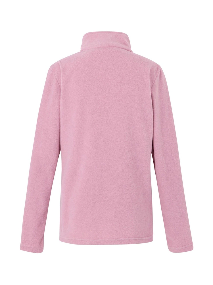 Regatta Pink Light Womens Sweetheart Lightweight Half-Zip Fleece - Image 6 of 7