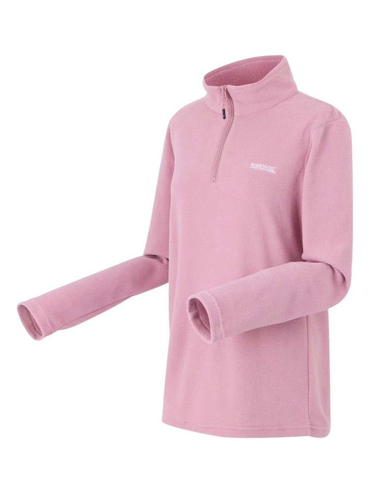 Regatta Pink Light Sweethart Zip Neck Fleece - Image 7 of 7 Regatta Pink Light Sweethart Zip Neck Fleece - Image 7 of 7