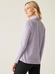 Regatta Light Purple Womens Sweetheart Lightweight Half-Zip Fleece - Image 3 of 8