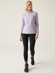 Regatta Light Purple Womens Sweetheart Lightweight Half-Zip Fleece - Image 4 of 8