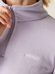 Regatta Light Purple Womens Sweetheart Lightweight Half-Zip Fleece - Image 5 of 8