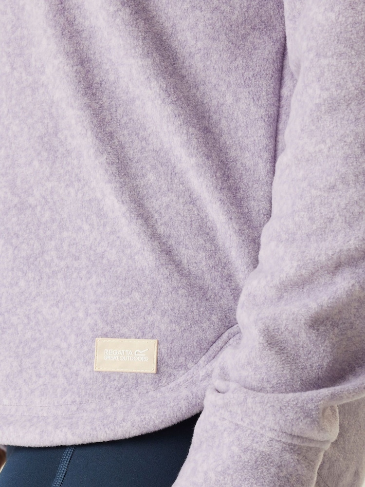 Sweat Femme Regatta Violet - Taille 14 - 1/2 Zip - Polaire Outdoor
