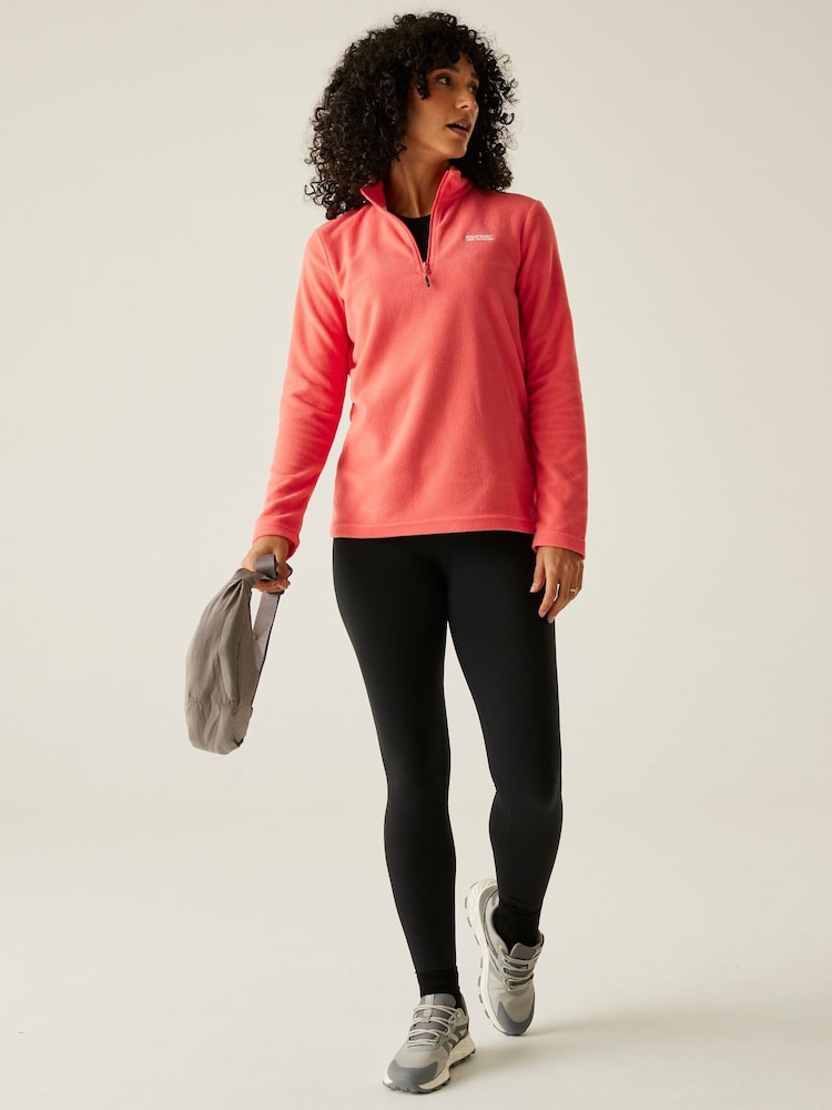 Regatta Pink Bolt Sweethart Zip Neck Fleece - Image 3 of 7