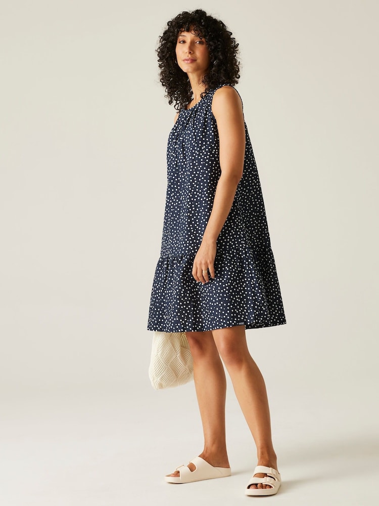 Regatta Blue Womens Trisa 100% Cotton Dress - Image 1 of 8