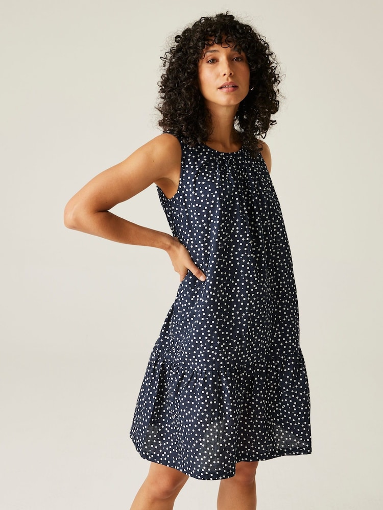 Regatta Blue Womens Trisa 100% Cotton Dress - Image 1 of 7 Regatta Blue Womens Trisa 100% Cotton Dress - Image 1 of 7