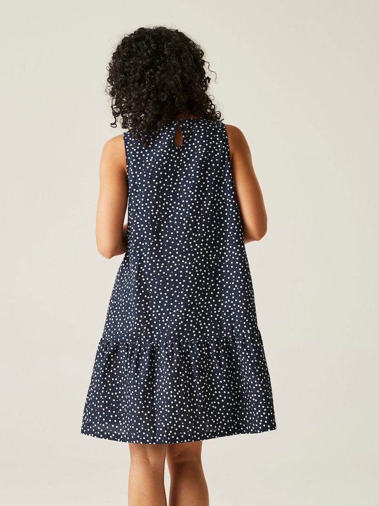 Regatta Blue Womens Trisa 100% Cotton Dress - Image 2 of 7 Regatta Blue Womens Trisa 100% Cotton Dress - Image 2 of 7