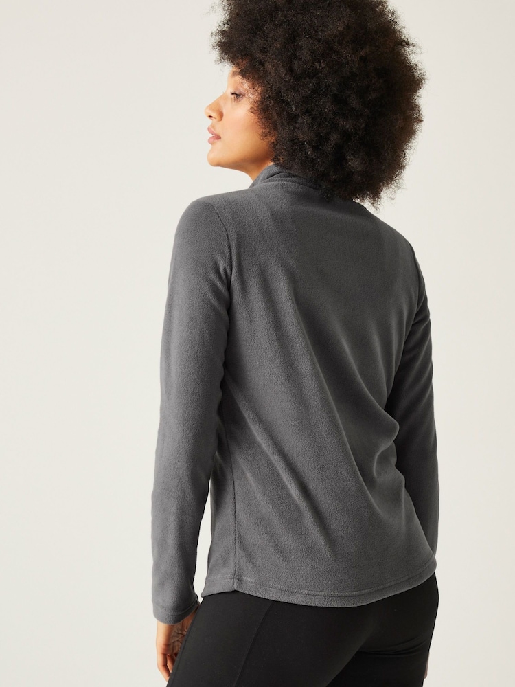 Regatta Grey Light Womens Sweetheart Lightweight Half-Zip Fleece - Image 3 of 7