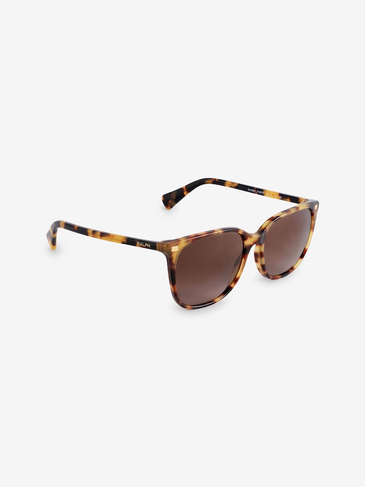 Ralph By Ralph Lauren RA5293 Irregular Brown Sunglasses - Image 1 of 6