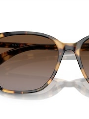 Ralph By Ralph Lauren RA5293 Irregular Brown Sunglasses - Image 4 of 6