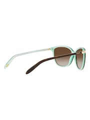 Ralph By Ralph Lauren Ra5160 Irregular Brown Sunglasses - Image 11 of 12