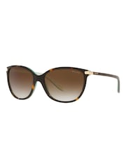 Ralph By Ralph Lauren Ra5160 Irregular Brown Sunglasses - Image 8 of 12