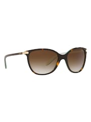 Ralph By Ralph Lauren Ra5160 Irregular Brown Sunglasses - Image 9 of 12